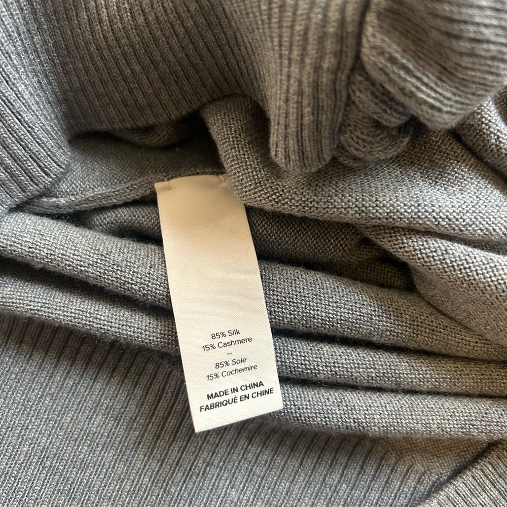Cinq A Sept Tous Les Jours Gaetana Silk Cashmere Ruffle Trim Cardigan Sweater XS - Picture 6 of 8